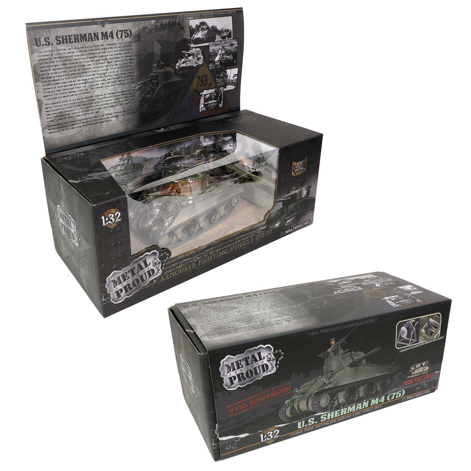 1/32 U.S. Sherman M4 (75) tank