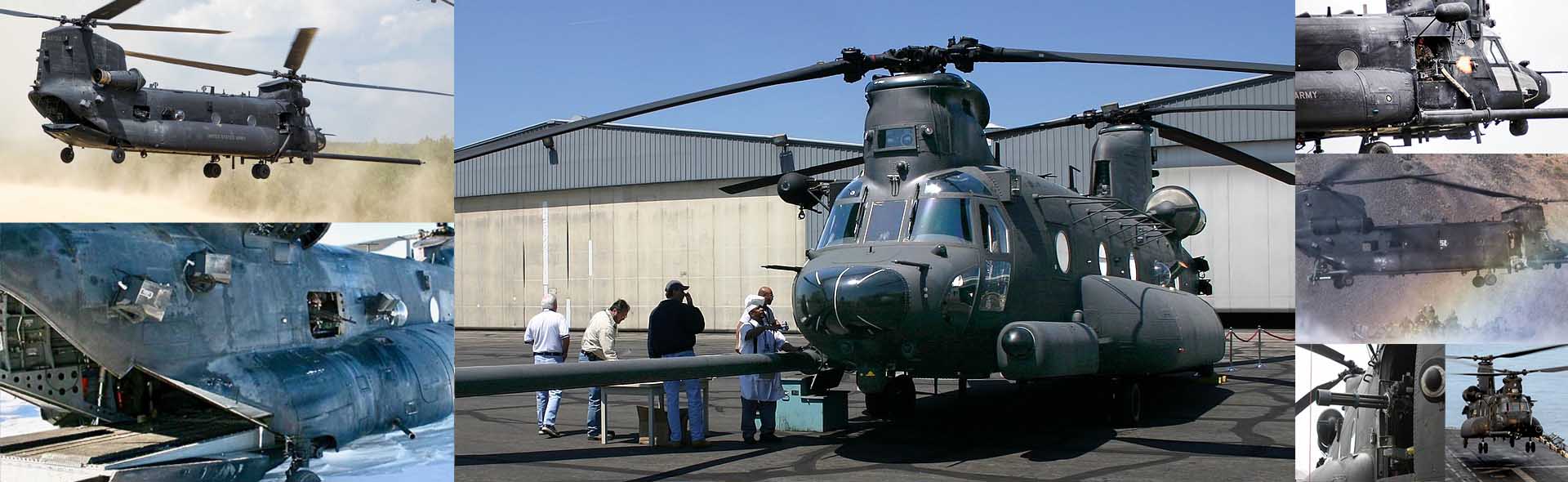 美國陸軍MH-47G 奇努克雙旋翼重型直升機