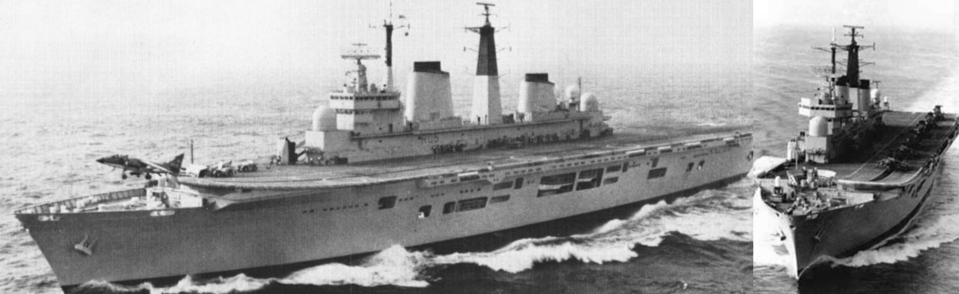 英國「無敵號」航空母艦(R05) - 船底版