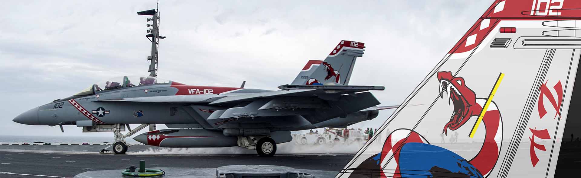 F/A-18F超級大黃蜂戰機 VFA-102 “響尾蛇”